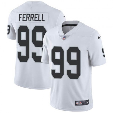 Nike Raiders #99 Clelin Ferrell White Men's Stitched NFL Vapor Untouchable Limited Jersey