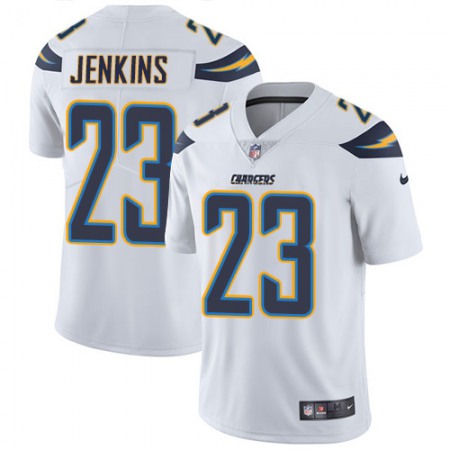 Nike Chargers #23 Rayshawn Jenkins White Men's Stitched NFL Vapor Untouchable Limited Jersey