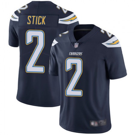 Nike Chargers #2 Easton Stick Navy Blue Team Color Men's Stitched NFL Vapor Untouchable Limited Jersey