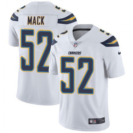 Nike Chargers #52 Khalil Mack White Men's Stitched NFL Vapor Untouchable Limited Jersey