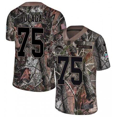 Nike Chargers #75 Bryan Bulaga Camo Men's Stitched NFL Limited Rush Realtree Jersey