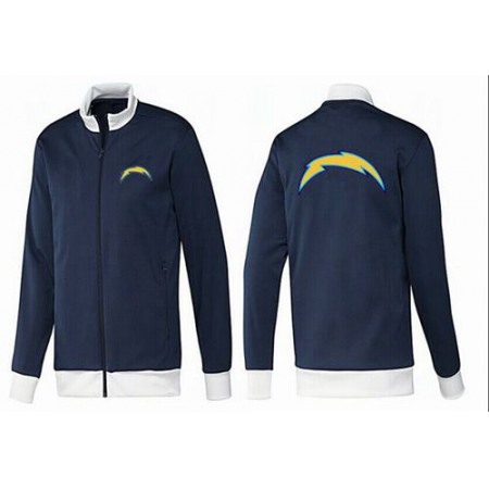 NFL Los Angeles Chargers Team Logo Jacket Dark Blue_1