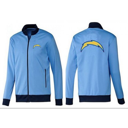 NFL Los Angeles Chargers Team Logo Jacket Light Blue_1