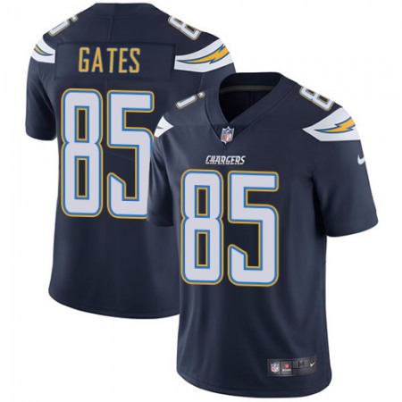 Nike Chargers #85 Antonio Gates Navy Blue Team Color Men's Stitched NFL Vapor Untouchable Limited Jersey