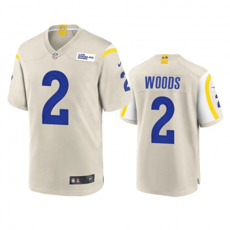 Los Angeles Rams #2 Robert Woods Men's Nike Game NFL Jersey - Bone