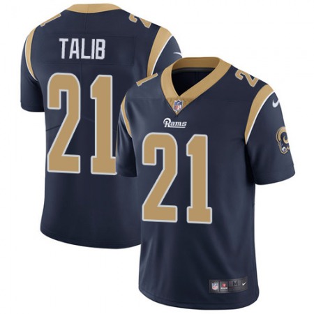 Nike Rams #21 Aqib Talib Navy Blue Team Color Men's Stitched NFL Vapor Untouchable Limited Jersey