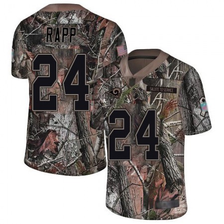 Nike Rams #24 Taylor Rapp Camo Men's Stitched NFL Limited Rush Realtree Jersey