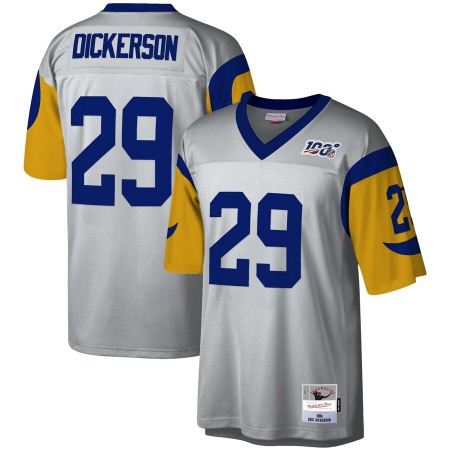 Los Angeles Rams #29 Eric Dickerson Mitchell & Ness NFL 100 Retired Player Platinum Jersey