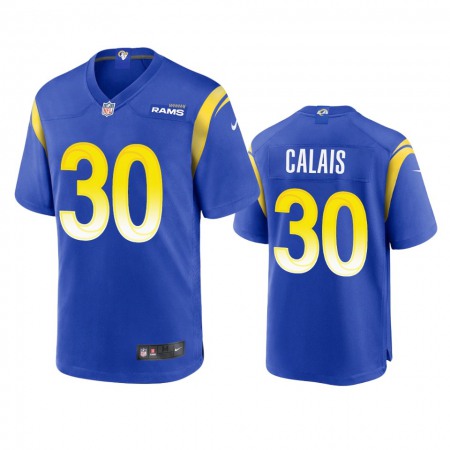 Los Angeles Rams #30 Raymond Calais Men's Nike Game NFL Jersey - Royal