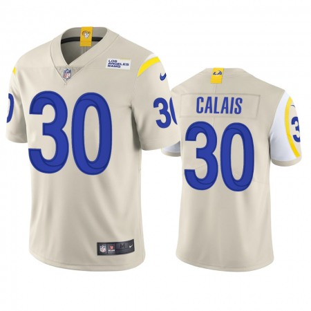 Los Angeles Rams #30 Raymond Calais Men's Nike Vapor Limited NFL Jersey - Bone