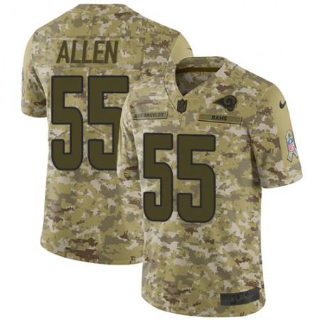 Nike Rams #55 Brian Allen Camo Men's Stitched NFL Limited 2018 Salute To Service Jersey