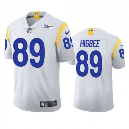 Los Angeles Rams #89 Tyler Higbee Men's Nike 2021 Vapor Limited NFL Jersey - White