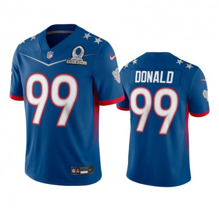 Nike Rams #99 Aaron Donald Men's NFL 2022 NFC Pro Bowl Game Jersey Royal