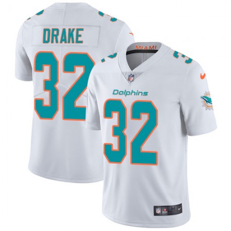 Nike Dolphins #32 Kenyan Drake White Men's Stitched NFL Vapor Untouchable Limited Jersey