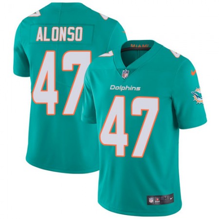 Nike Dolphins #47 Kiko Alonso Aqua Green Team Color Men's Stitched NFL Vapor Untouchable Limited Jersey