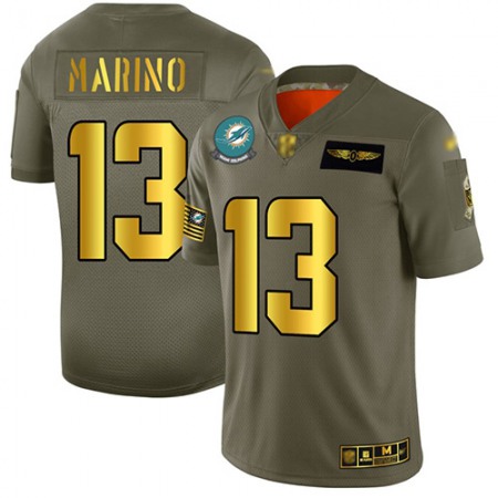 Nike Dolphins #97 Jordan Phillips Olive Men's Stitched NFL Limited 2017 Salute to Service Jersey