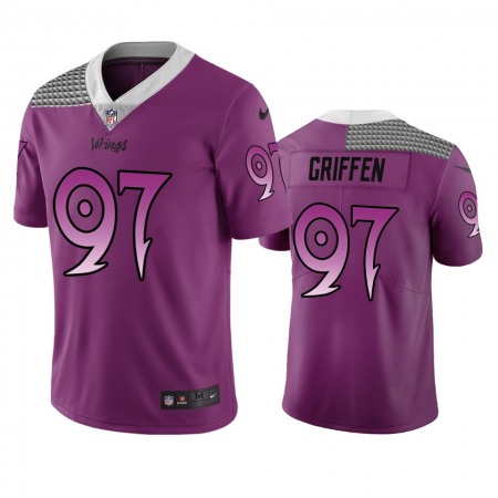 Minnesota Vikings #97 Everson Griffen Purple Vapor Limited City Edition NFL Jersey