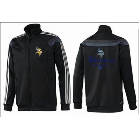 NFL Minnesota Vikings Victory Jacket Black_2