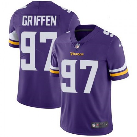 Nike Vikings #97 Everson Griffen Purple Team Color Men's Stitched NFL Vapor Untouchable Limited Jersey