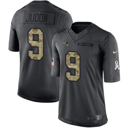 Nike Patriots #9 Matt Judon Black Men's Stitched NFL Limited 2016 Salute To Service Jersey