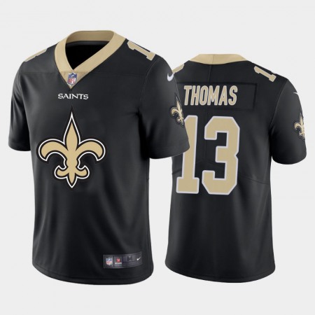 New Orleans Saints #13 Michael Thomas Black Men's Nike Big Team Logo Vapor Limited NFL Jersey