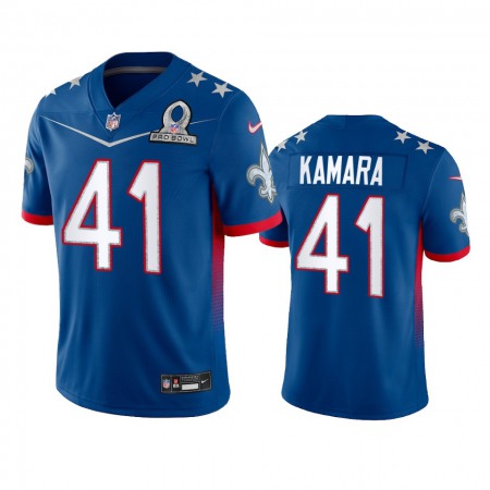 Nike Saints #41 Alvin Kamara Men's NFL 2022 NFC Pro Bowl Game Jersey Royal