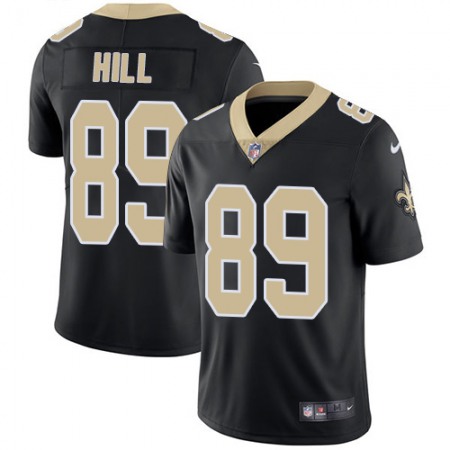 Nike Saints #89 Josh Hill Black Team Color Men's Stitched NFL Vapor Untouchable Limited Jersey