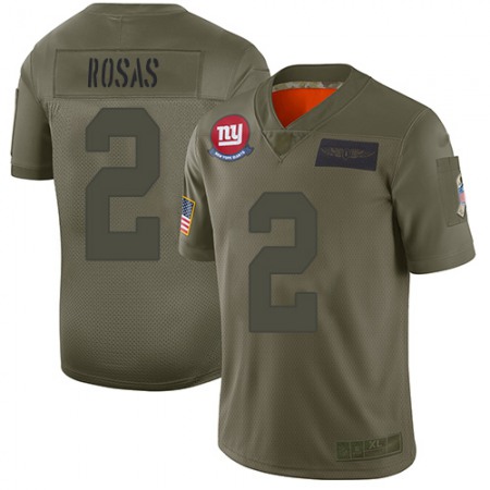 Nike Giants #2 Aldrick Rosas Camo Men's Stitched NFL Limited 2019 Salute To Service Jersey