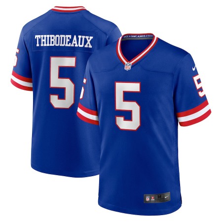 New York Giants #5 Kayvon Thibodeaux Royal Nike Men's Classic Retired Player Game Jersey