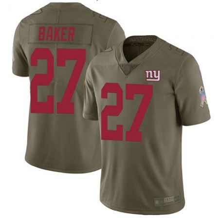 Nike Giants #27 Deandre Baker Olive Men's Stitched NFL Limited 2017 Salute To Service Jersey