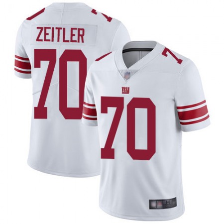 Nike Giants #70 Kevin Zeitler White Men's Stitched NFL Vapor Untouchable Limited Jersey