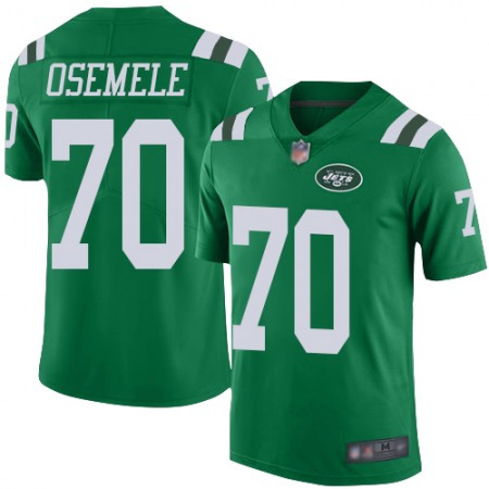 Nike Jets #70 Kelechi Osemele Green Men's Stitched NFL Elite Rush Jersey