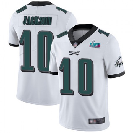 Nike Eagles #10 DeSean Jackson White Super Bowl LVII Patch Men's Stitched NFL Vapor Untouchable Limited Jersey