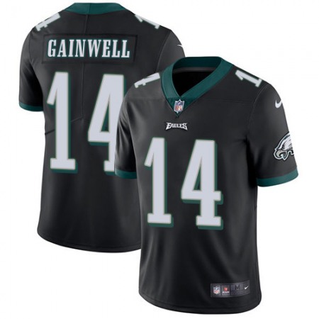 Nike Eagles #14 Kenneth Gainwell Black Alternate Men's Stitched NFL Vapor Untouchable Limited Jersey