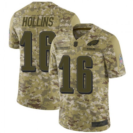 Nike Eagles #16 Mack Hollins Camo Men's Stitched NFL Limited 2018 Salute To Service Jersey