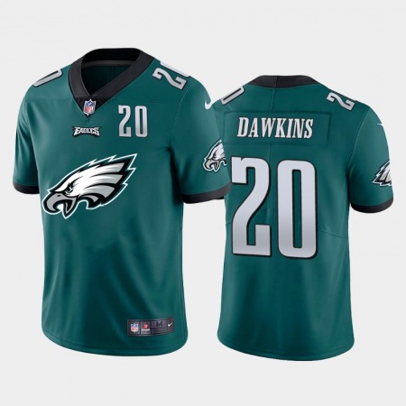 Philadelphia Eagles #20 Brian Dawkins Green Men's Nike Big Team Logo Player Vapor Limited NFL Jersey