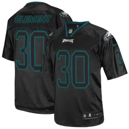 Nike Eagles #30 Corey Clement Lights Out Black Men's Stitched NFL Elite Jersey