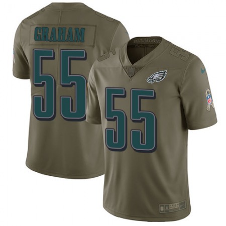 Nike Eagles #55 Brandon Graham Olive Men's Stitched NFL Limited 2017 Salute To Service Jersey