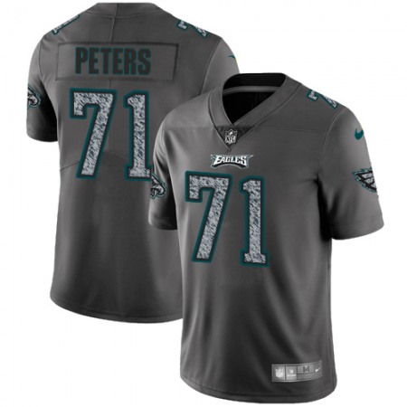 Nike Eagles #71 Jason Peters Gray Static Men's Stitched NFL Vapor Untouchable Limited Jersey