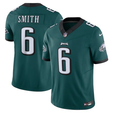 Philadelphia Eagles #6 Devonta Smith Nike Men's Midnight Green Vapor F.U.S.E. Limited Jersey