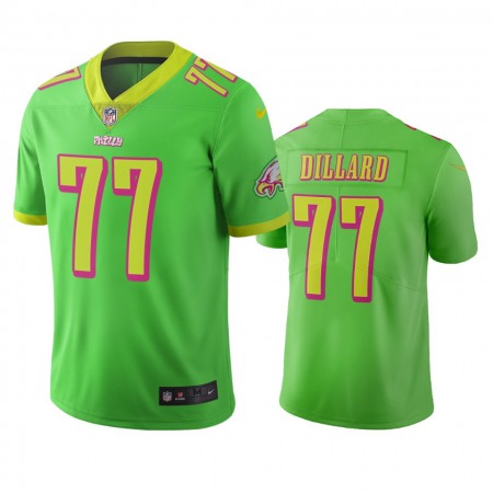 Philadelphia Eagles #77 Andre Dillard Green Vapor Limited City Edition NFL Jersey