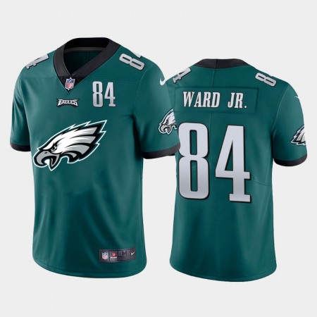 Philadelphia Eagles #84 Greg Ward Jr. Green Men's Nike Big Team Logo Player Vapor Limited NFL Jersey