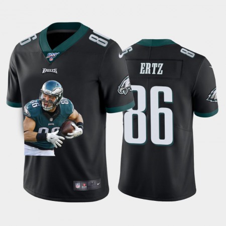 Philadelphia Eagles #86 Zach Ertz Nike Team Hero 1 Vapor Limited NFL 100 Jersey Black