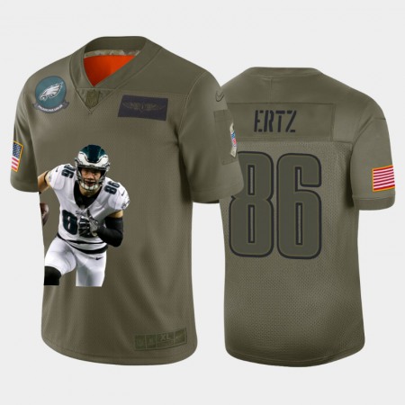 Philadelphia Eagles #86 Zach Ertz Nike Team Hero 1 Vapor Limited NFL Jersey Camo