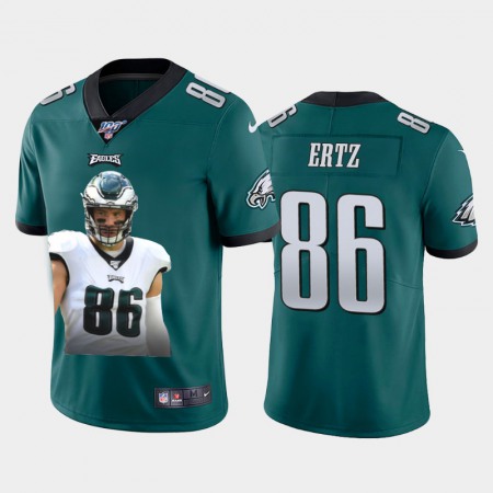 Philadelphia Eagles #86 Zach Ertz Nike Team Hero 4 Vapor Limited NFL 100 Jersey Green