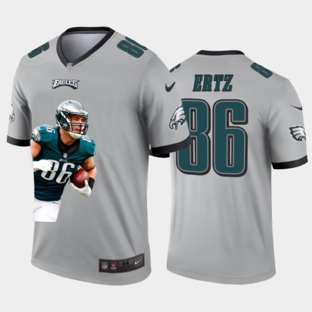 Philadelphia Eagles #86 Zach Ertz Nike Team Hero Vapor Limited NFL Jersey Grey