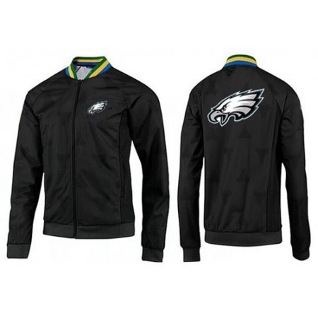 NFL Philadelphia Eagles Team Logo Jacket Black_2