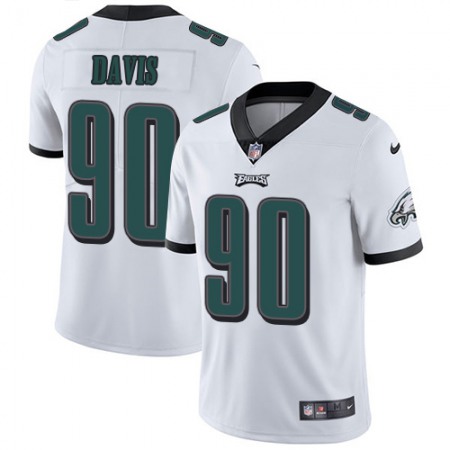 Nike Eagles #90 Jordan Davis White Men's Stitched NFL Vapor Untouchable Limited Jersey