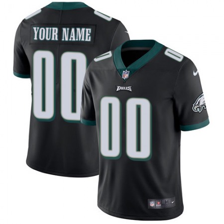 Nike Philadelphia Eagles Customized Black Alternate Stitched Vapor Untouchable Limited Men's NFL Jersey