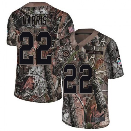 Nike Steelers #22 Najee Harris Camo Men's Stitched NFL Limited Rush Realtree Jersey